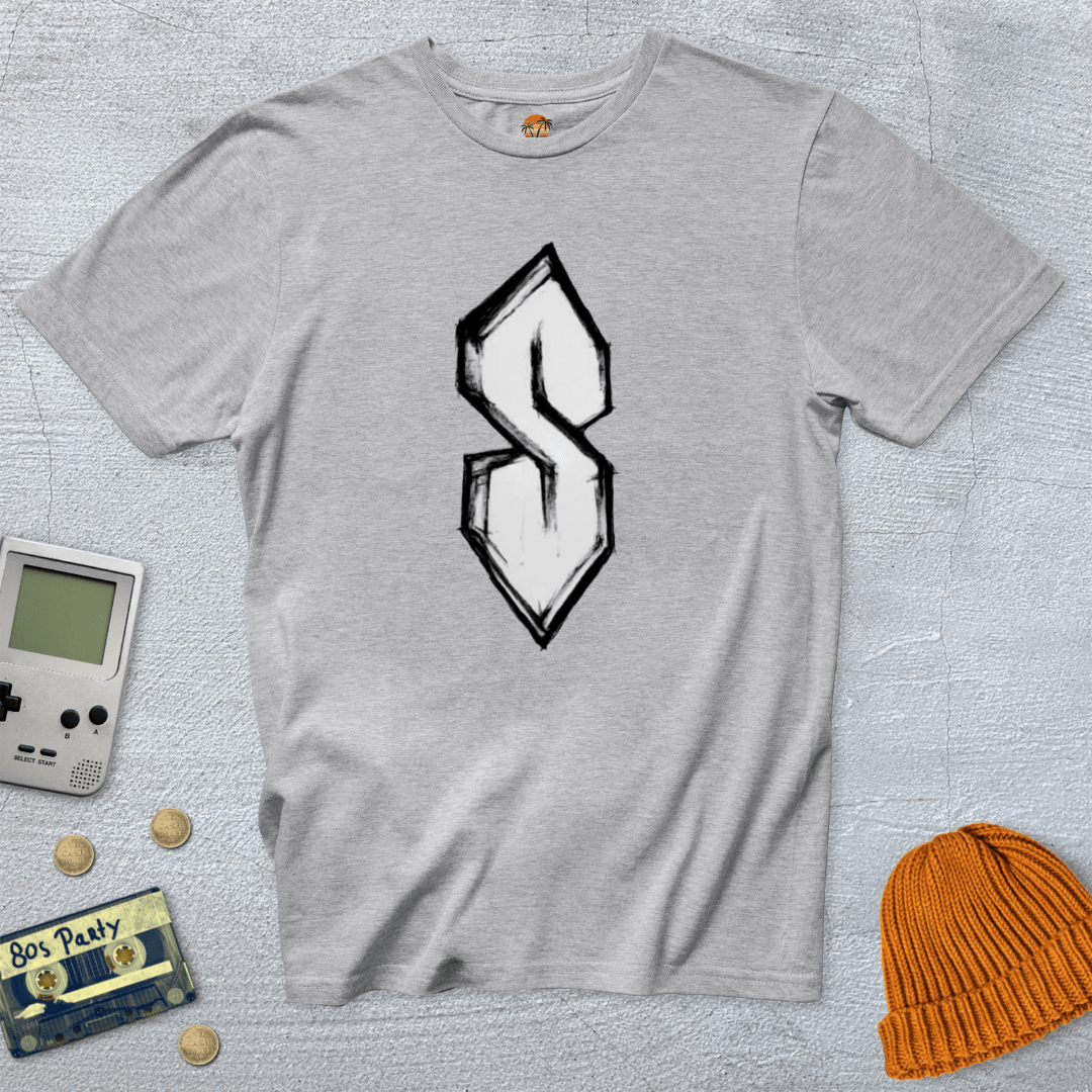Printify T-Shirt Ice Grey / S Retro S - Shirt