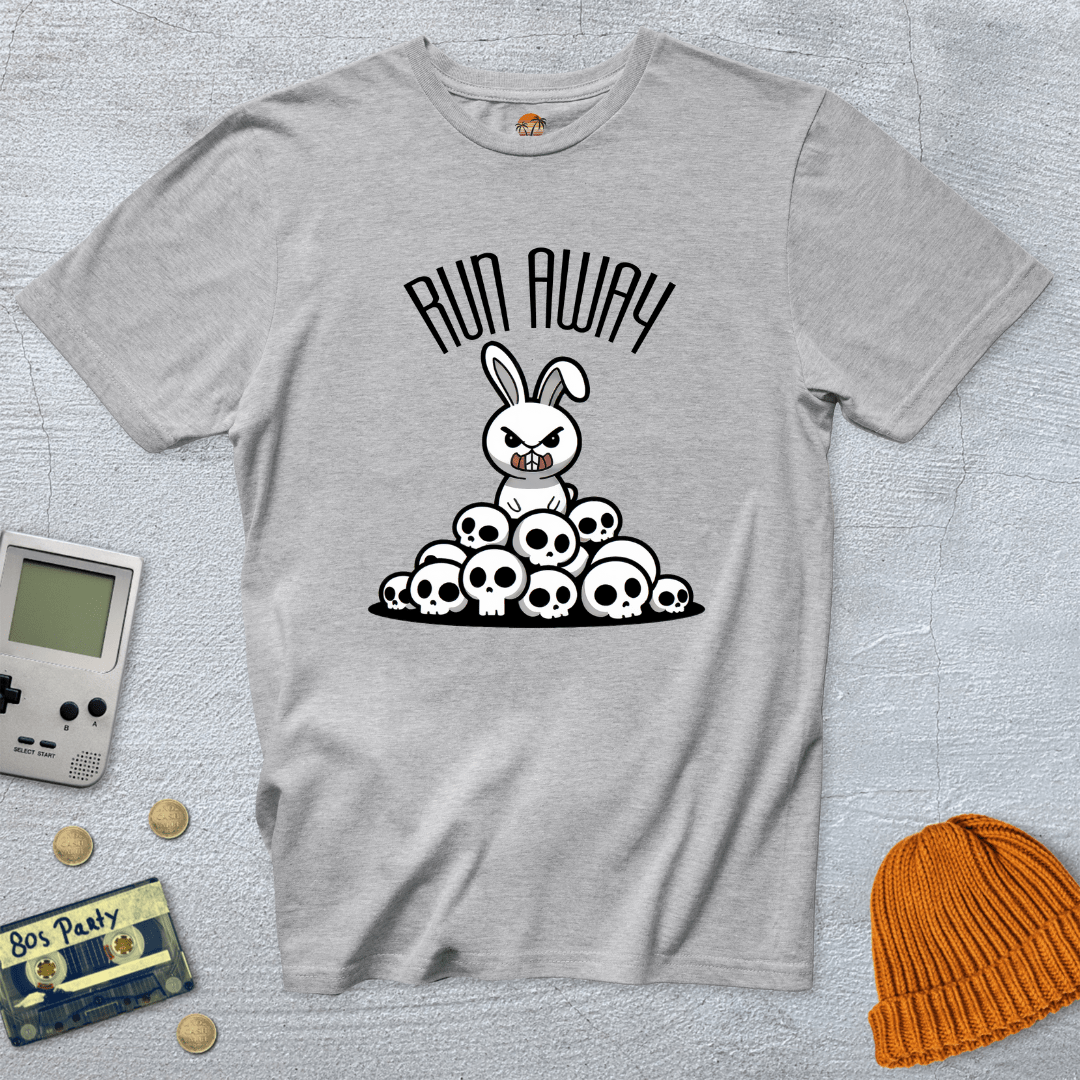 Printify T-Shirt Ice Grey / S Run Away - Shirt