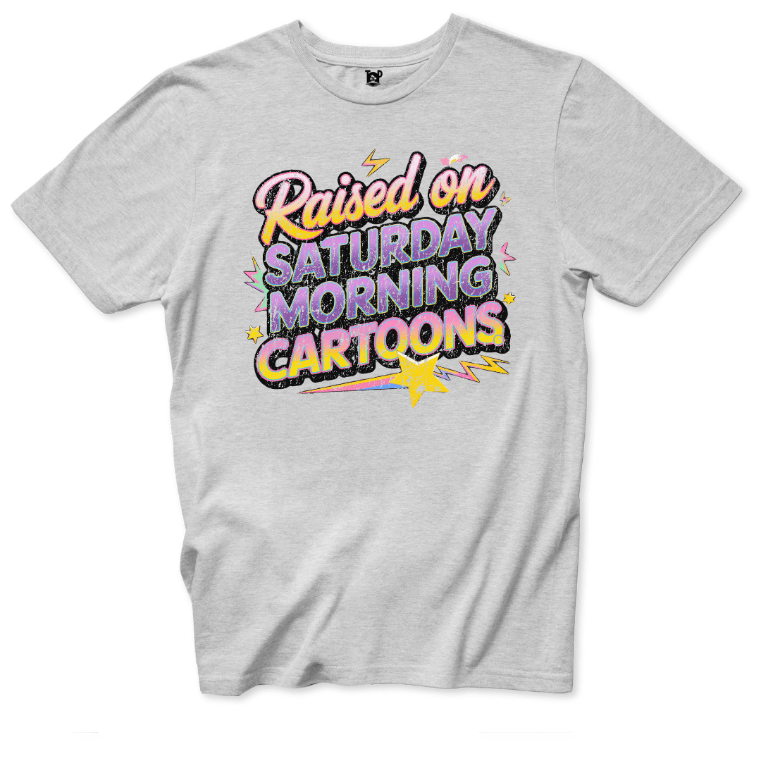 Saturday Morning Cartoons T-Shirt - Throwback Paradise