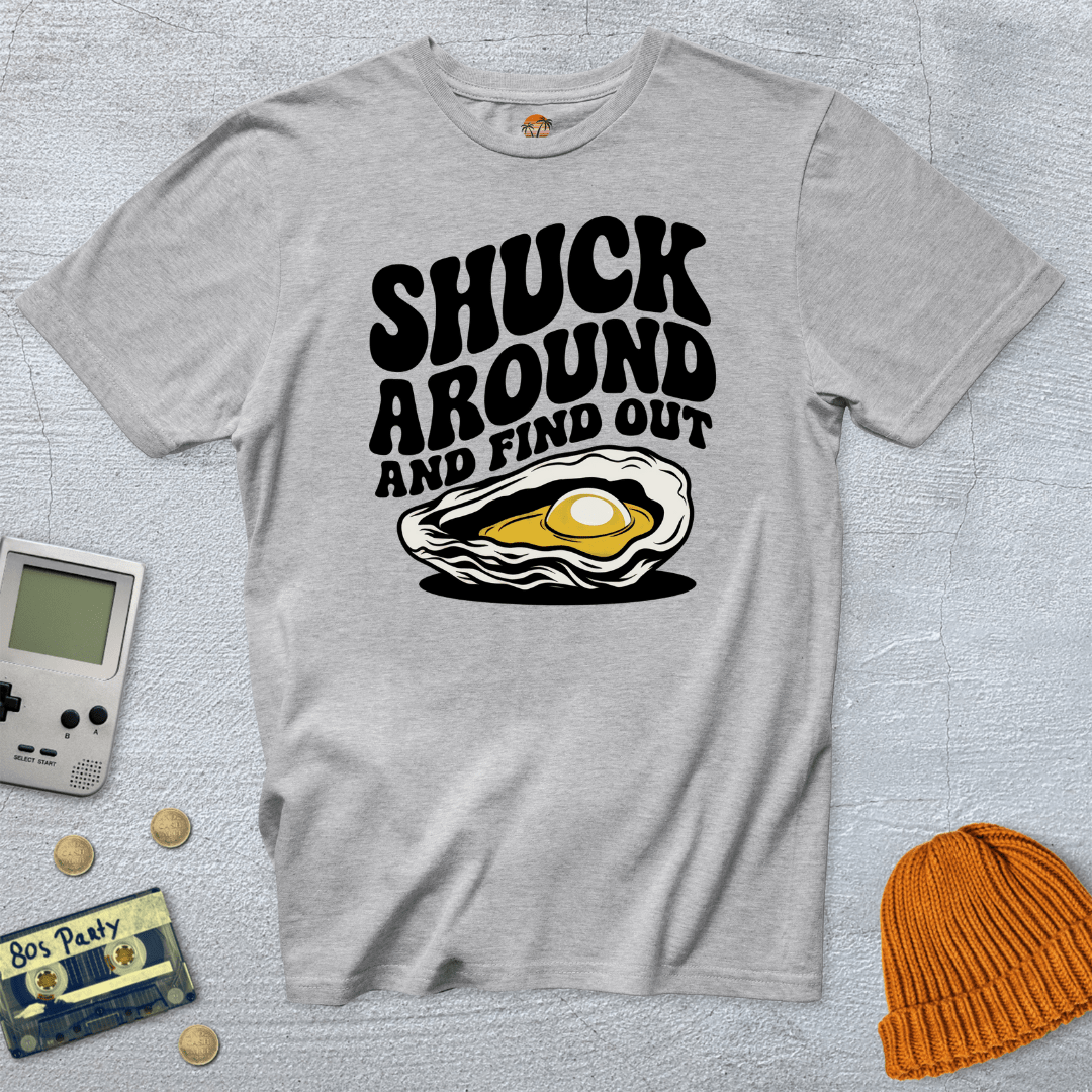 Printify T-Shirt Ice Grey / S Shuck Around - Shirt