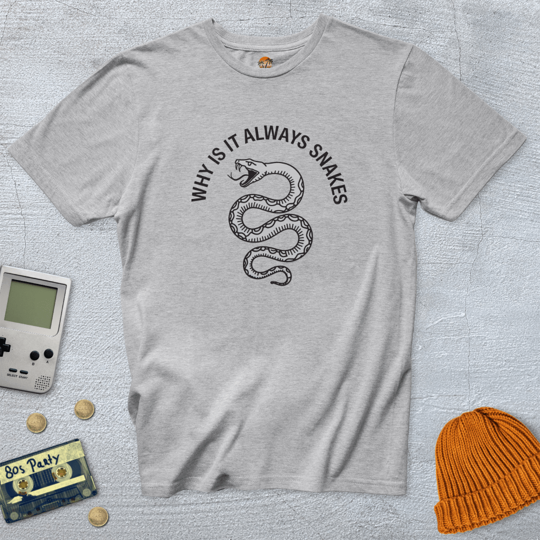 Printify T-Shirt Ice Grey / S Snakes - Shirt