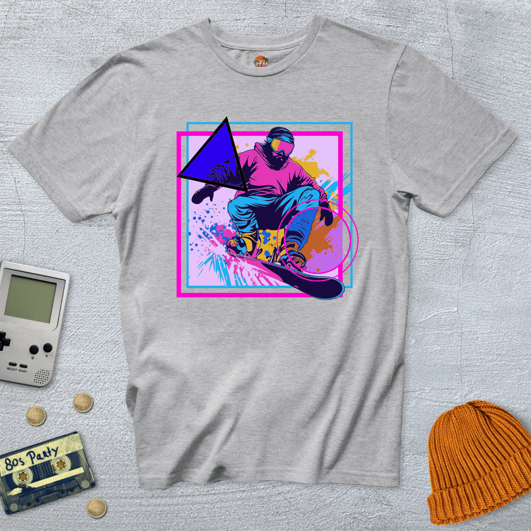 Printify T-Shirt Ice Grey / S Snowboarder - Shirt