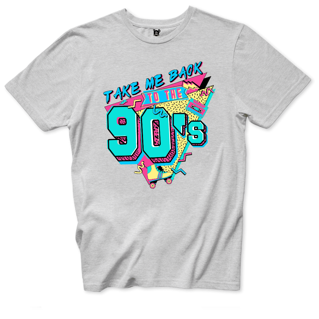 Take Me Back to the 90s T-Shirt - Throwback Paradise