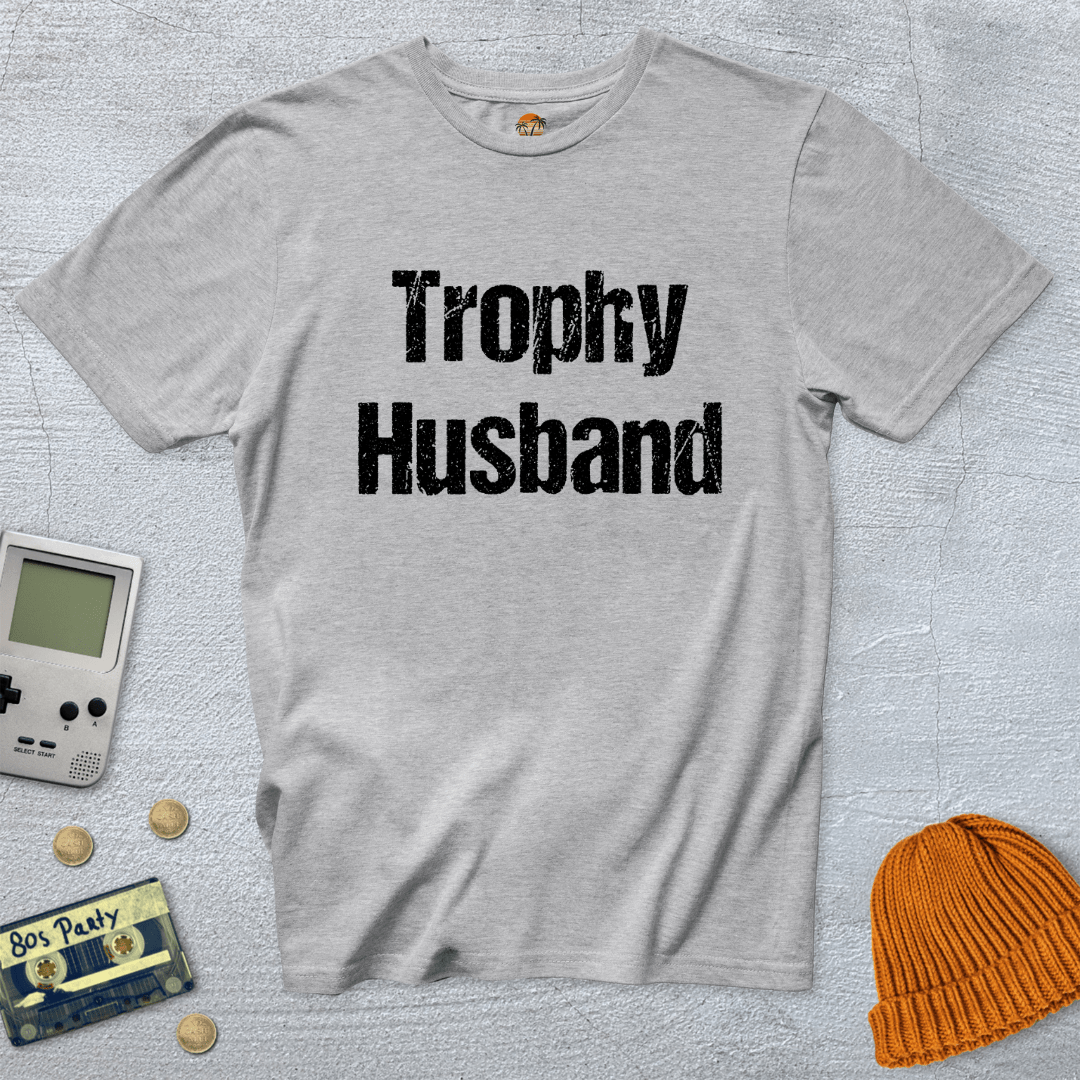 Printify T-Shirt Ice Grey / S Trophy Husband - Shirt