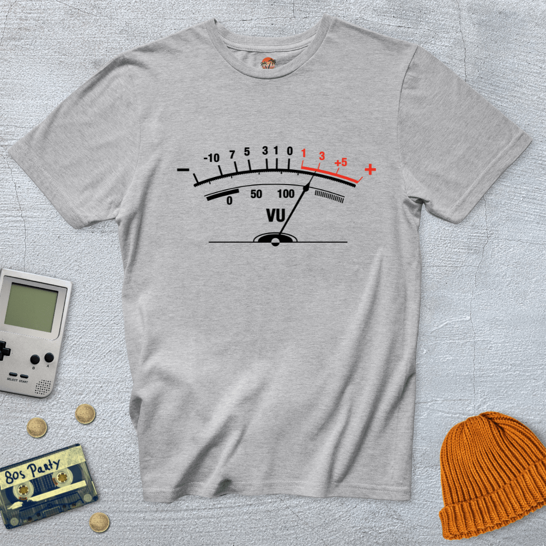 Printify T-Shirt Ice Grey / S VU Meter - Shirt