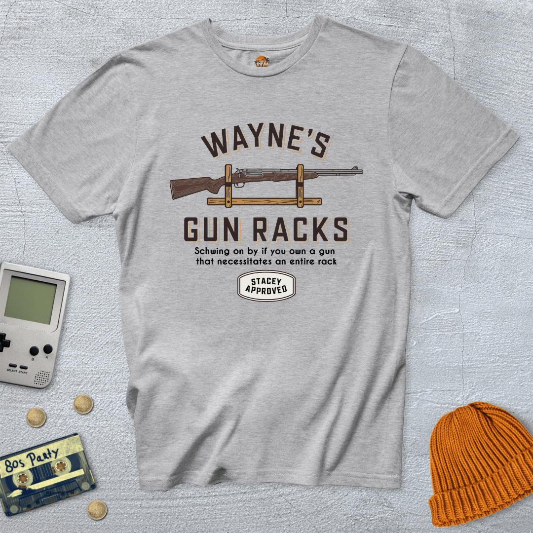 Printify T-Shirt Ice Grey / S Waynes Guns - Shirt