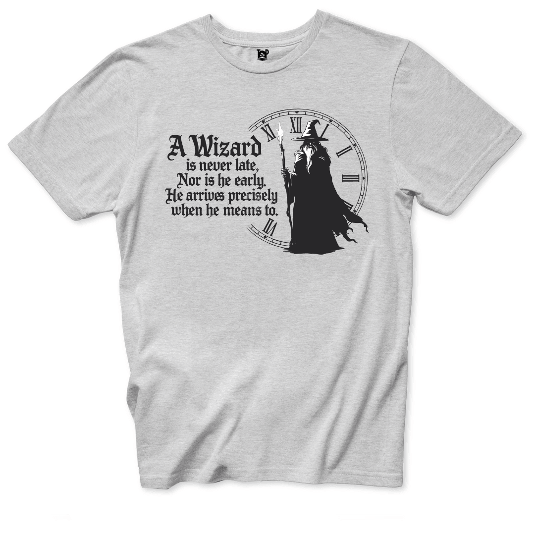 Wizard never late T-Shirt - Throwback Paradise