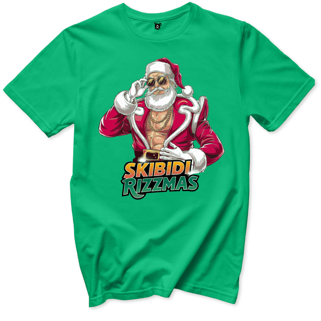 Skibidi Rizzmas T-Shirt - Throwback Paradise
