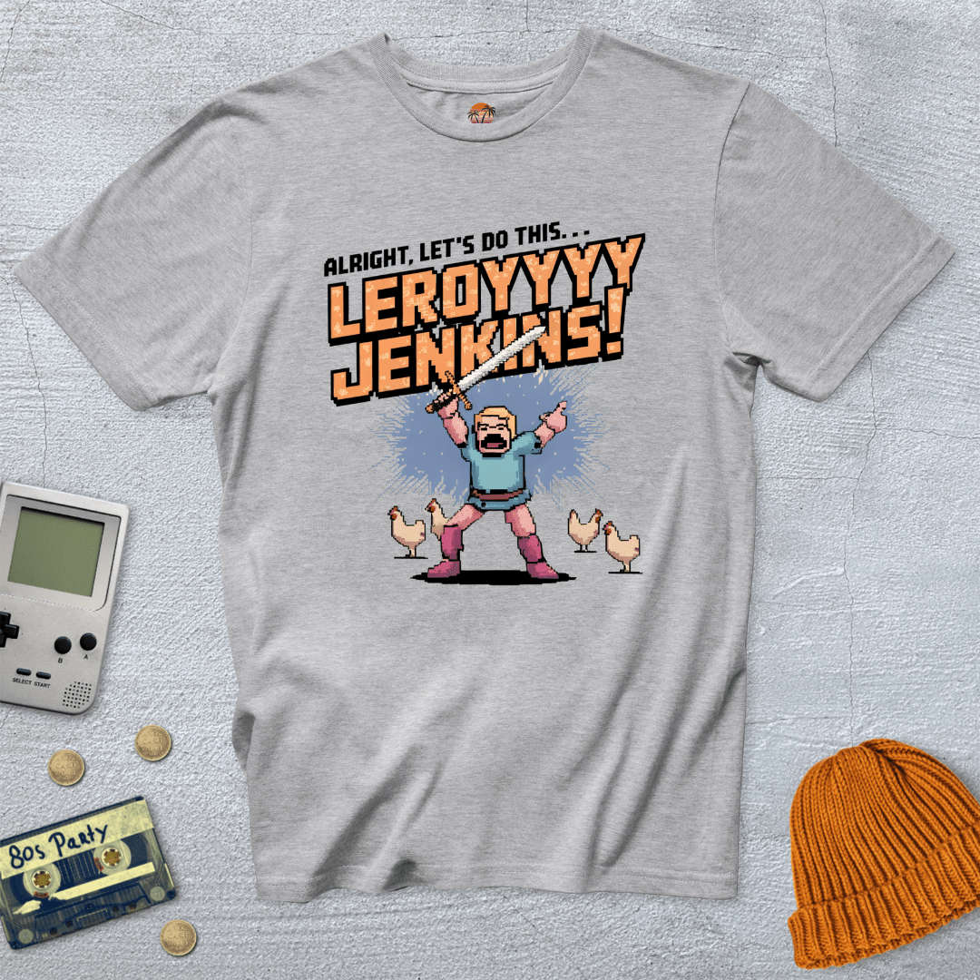 Printify T-Shirt Leeroy Jenkins - Shirt