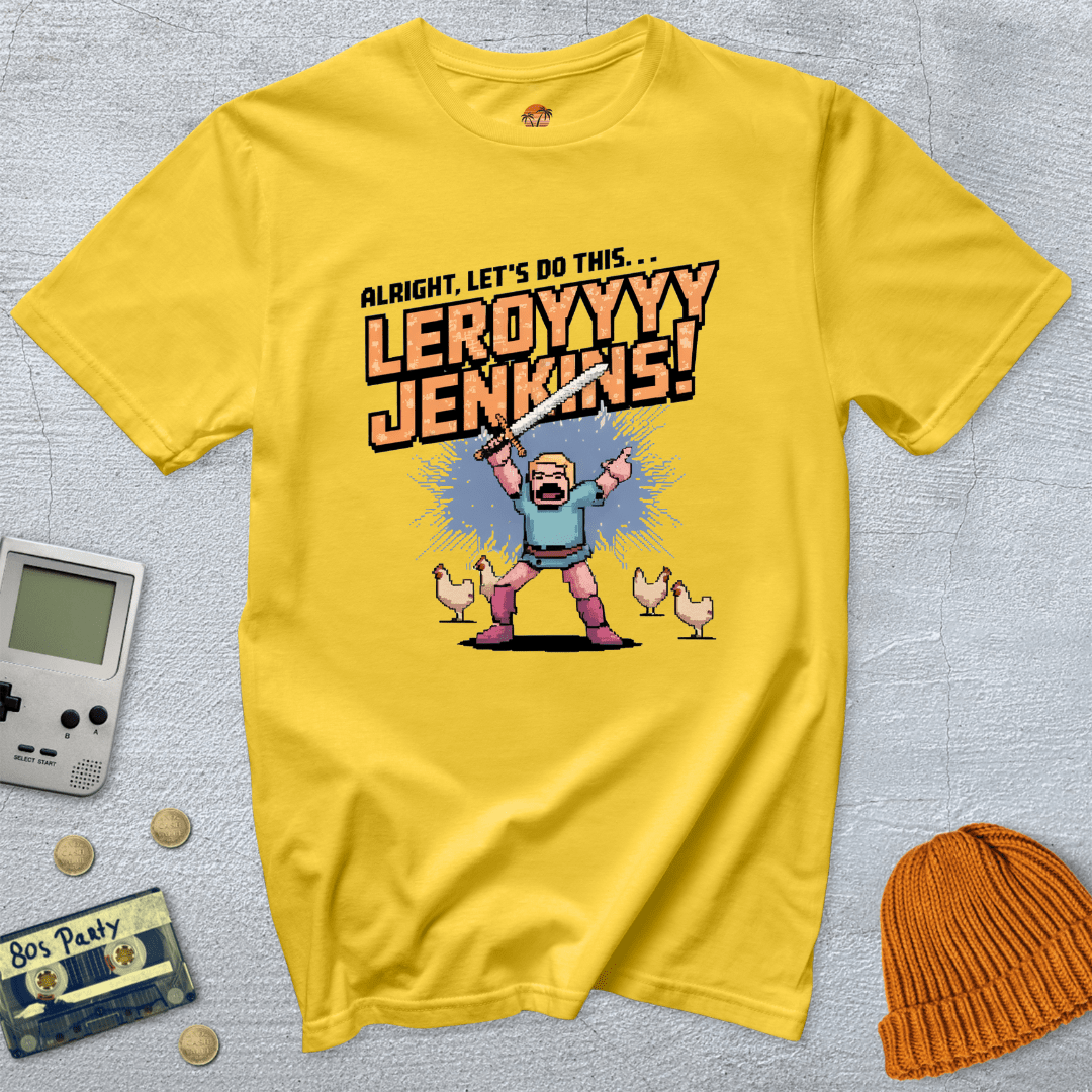 Printify T-Shirt Leeroy Jenkins - Shirt