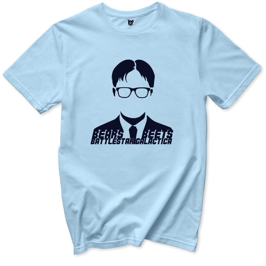 Bears, Beets, Battlestar Galactica T-Shirt - Throwback Paradise