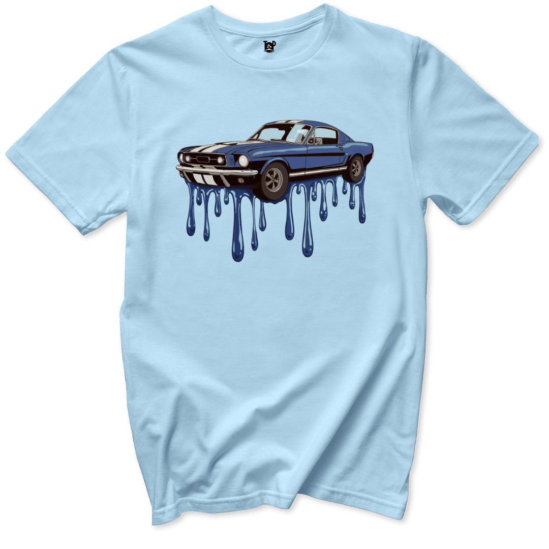 Dripping Muscle Car T-Shirt - Throwback Paradise