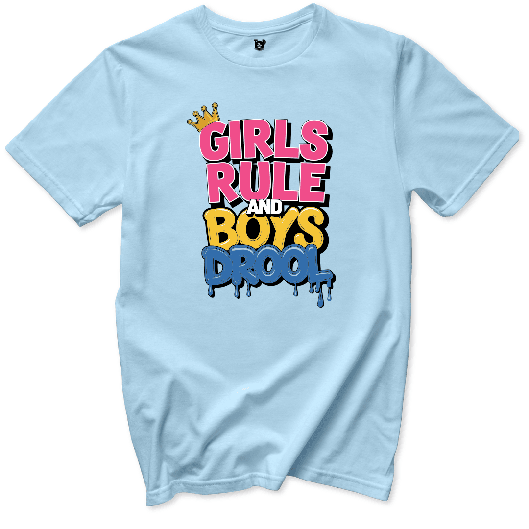Girls Rule T-Shirt - Throwback Paradise