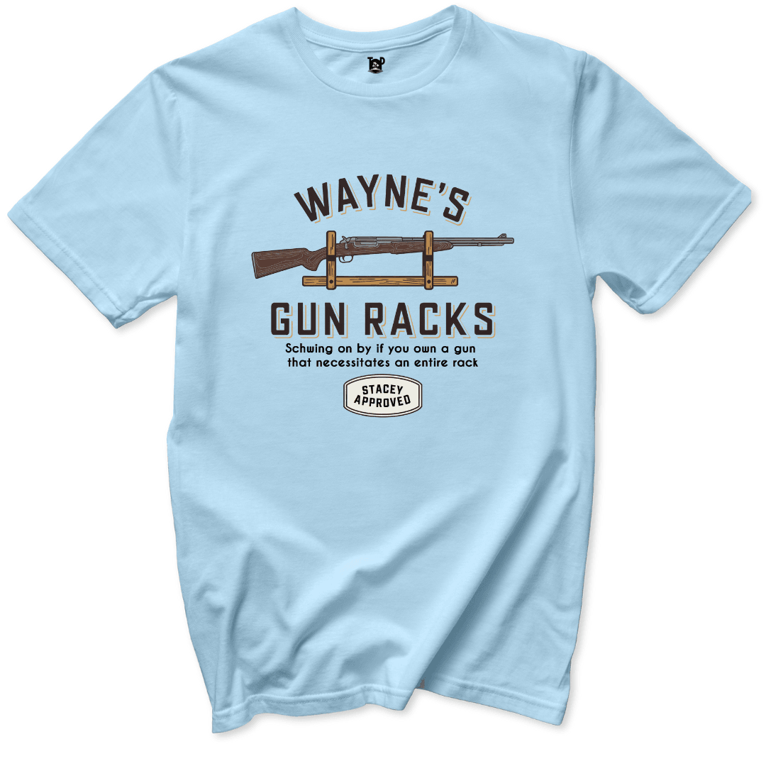 Gun Racks T-Shirt - Throwback Paradise