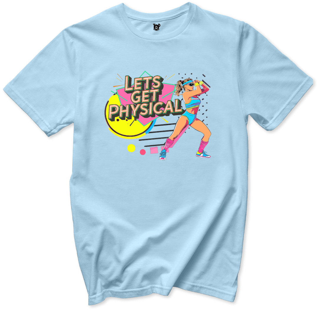 Lets Get Physical 80s T-Shirt - Throwback Paradise