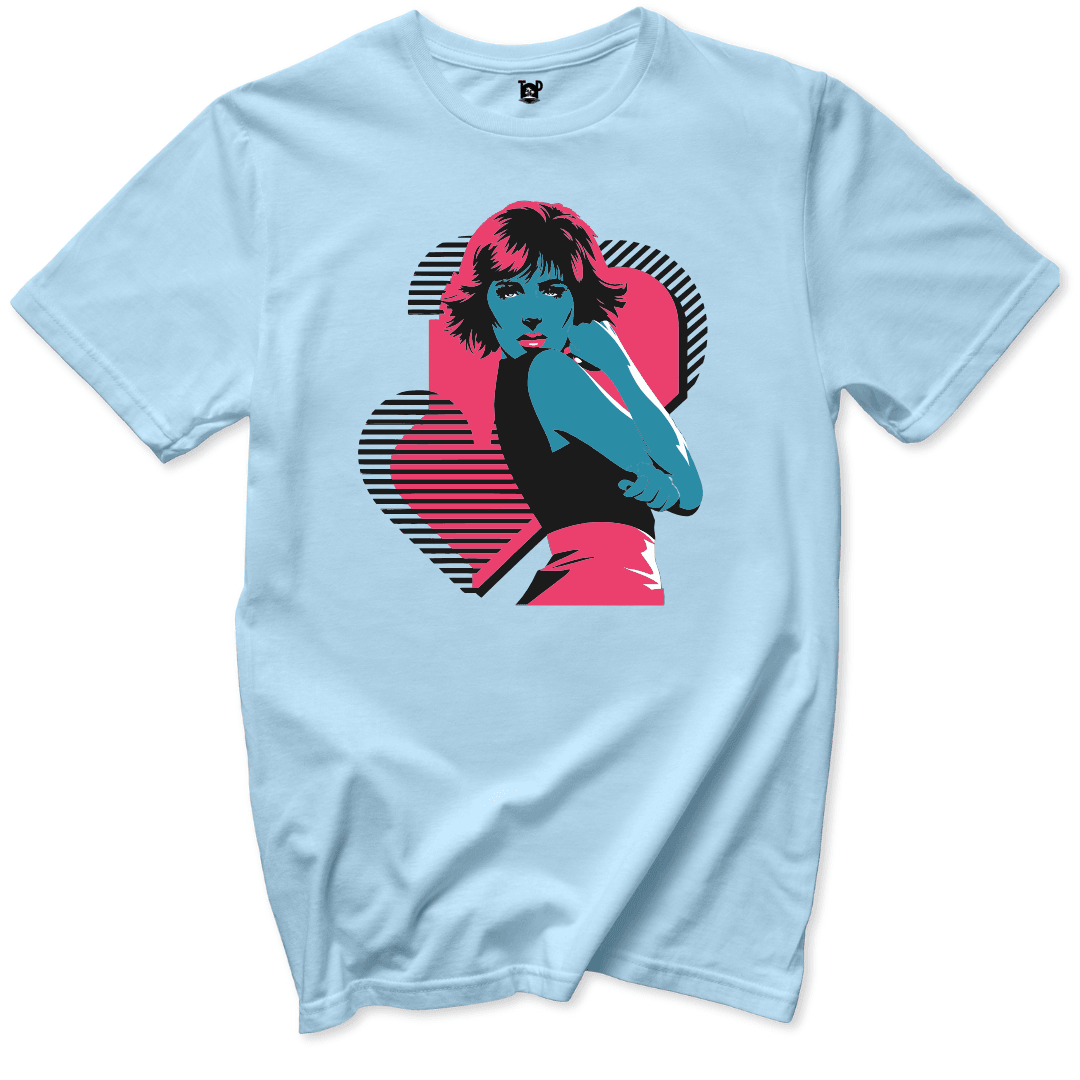 New Wave Girl T-Shirt - Throwback Paradise