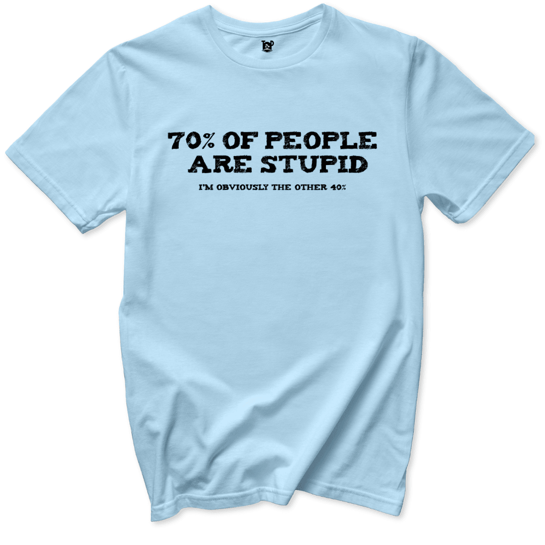 People are stupid T-Shirt - Throwback Paradise