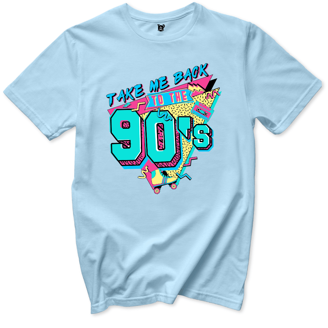 Take Me Back to the 90s T-Shirt - Throwback Paradise