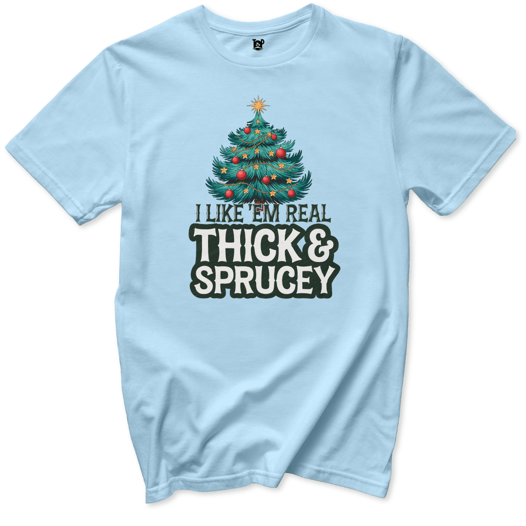 Thick and Sprucey T-Shirt - Throwback Paradise