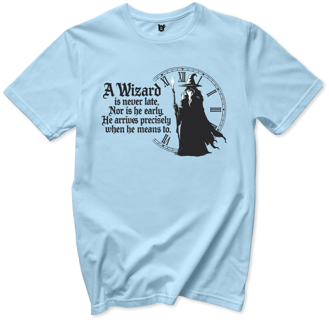 Wizard never late T-Shirt - Throwback Paradise
