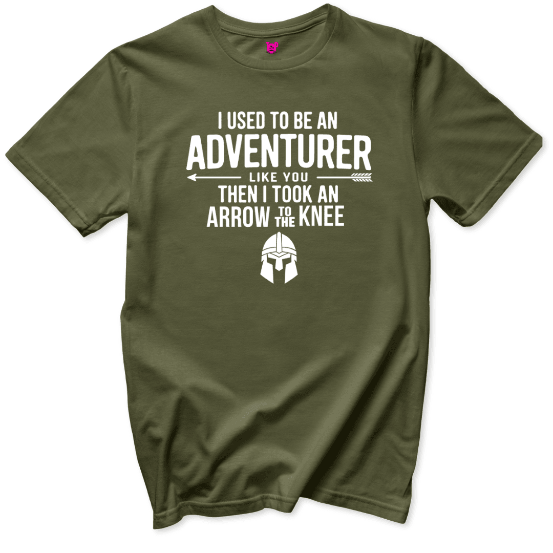 Arrow to the Knee T-Shirt - Throwback Paradise