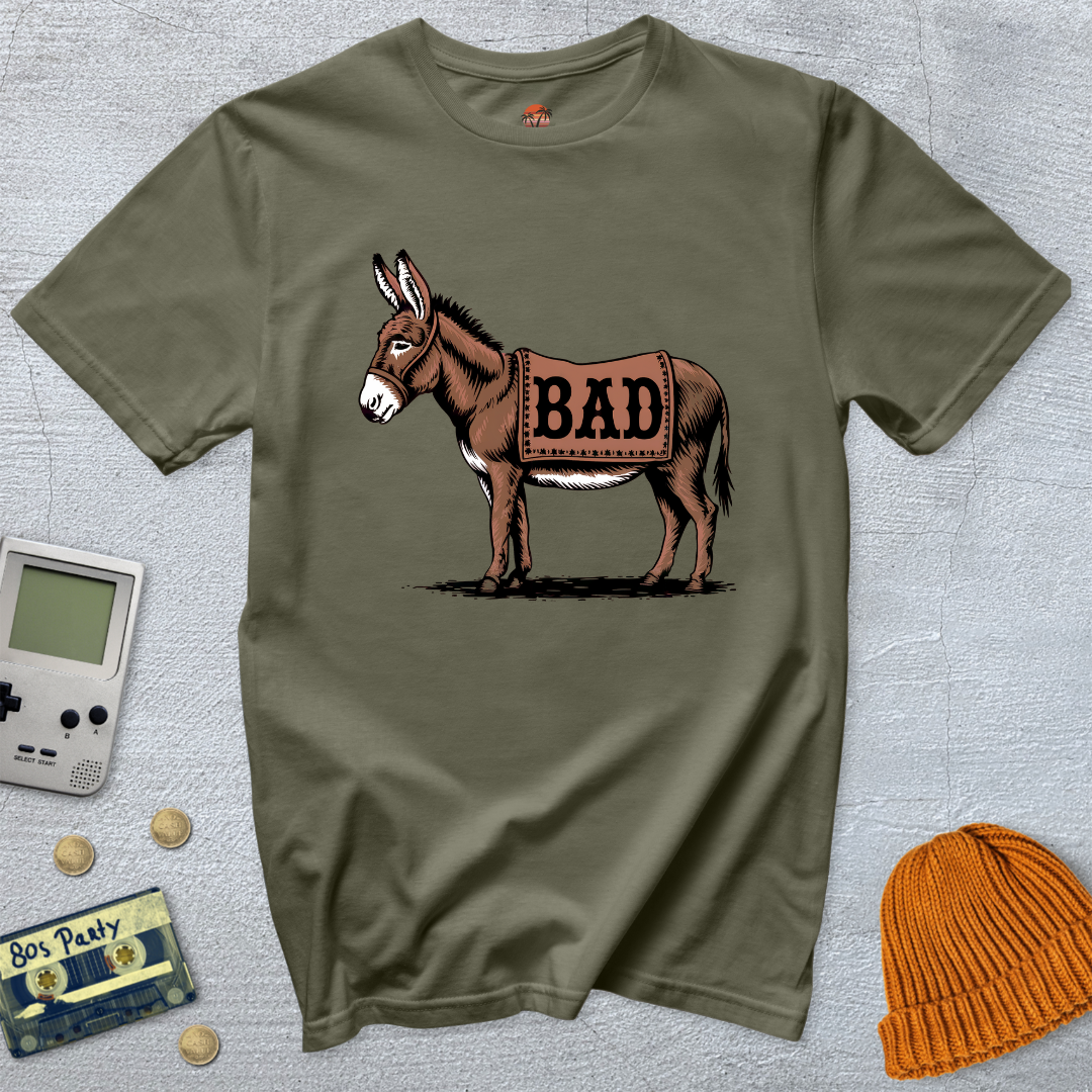 Printify T-Shirt Military Green / S Bad Ass - Shirt