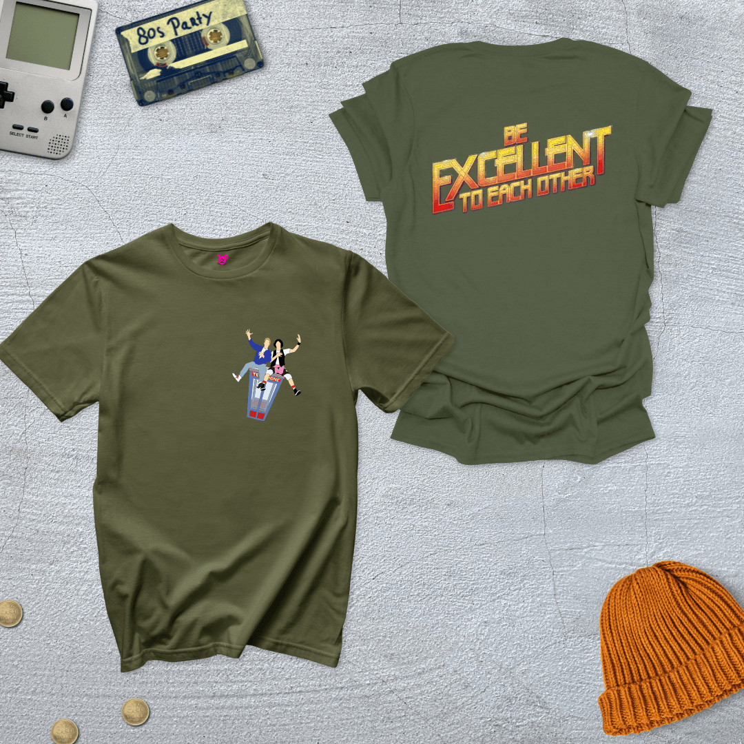 Printify T-Shirt Military Green / S Be Excellent - Shirt
