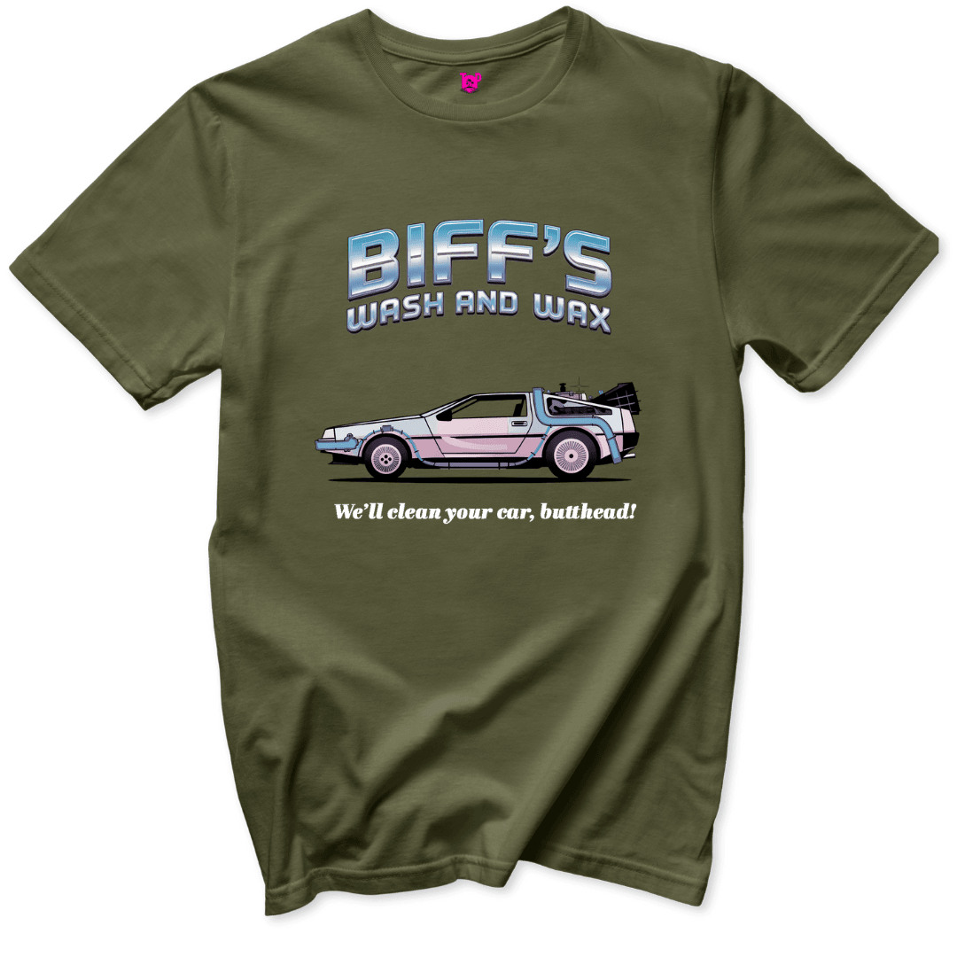 Biffs Wash and Wax T-Shirt - Throwback Paradise