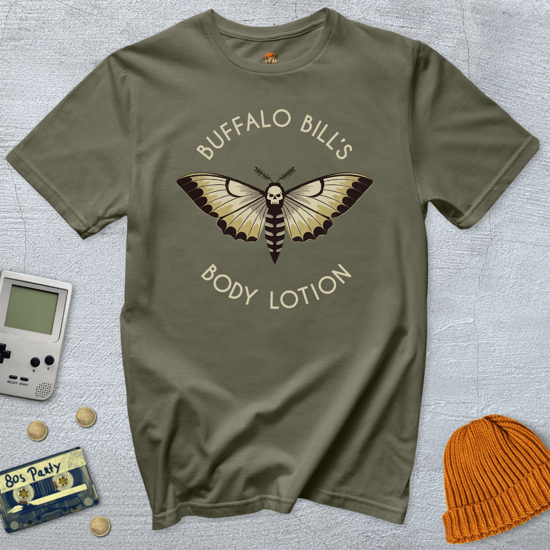 Printify T-Shirt Military Green / S Buffalo Bill Lotion - Shirt