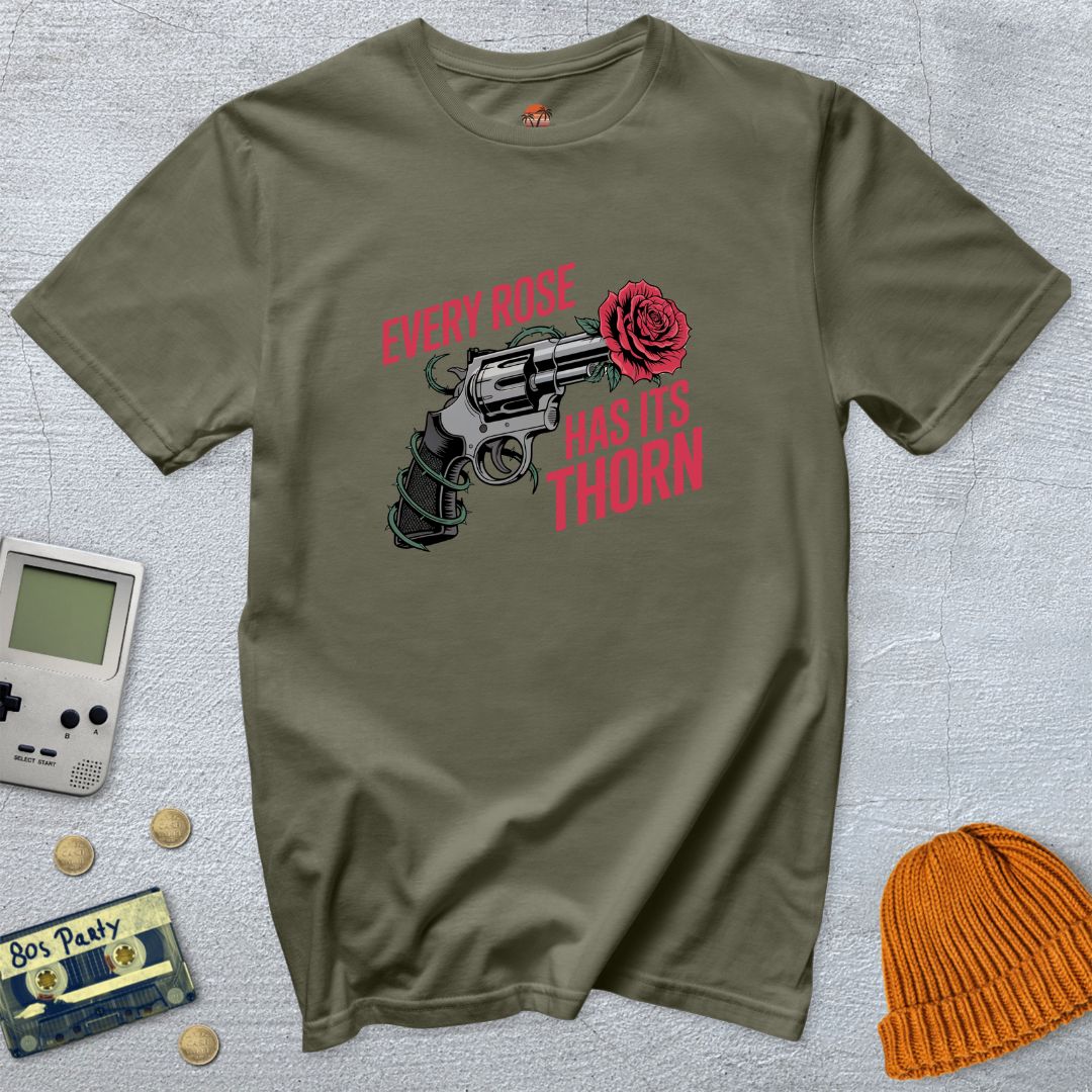 Printify T-Shirt Military Green / S Every Rose - Shirt