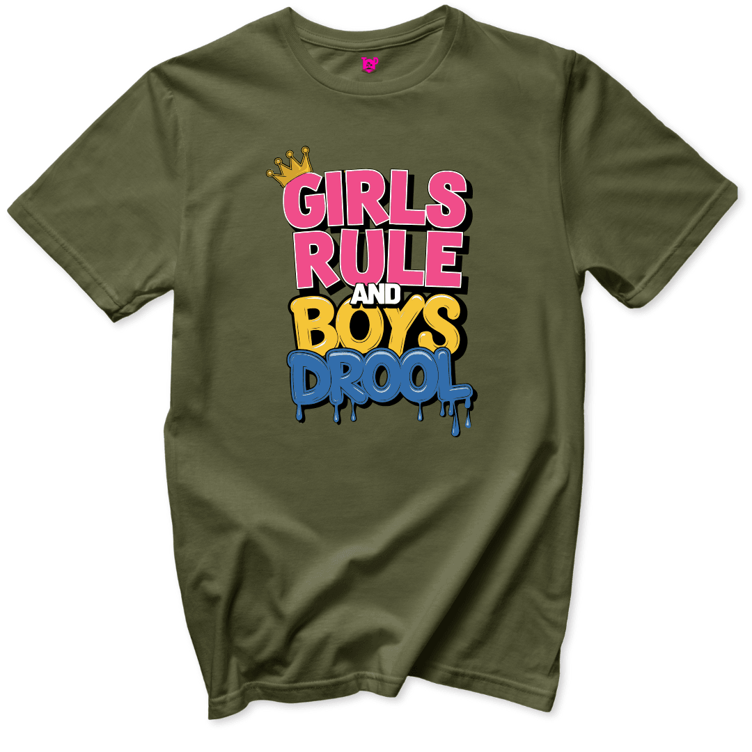 Girls Rule T-Shirt - Throwback Paradise