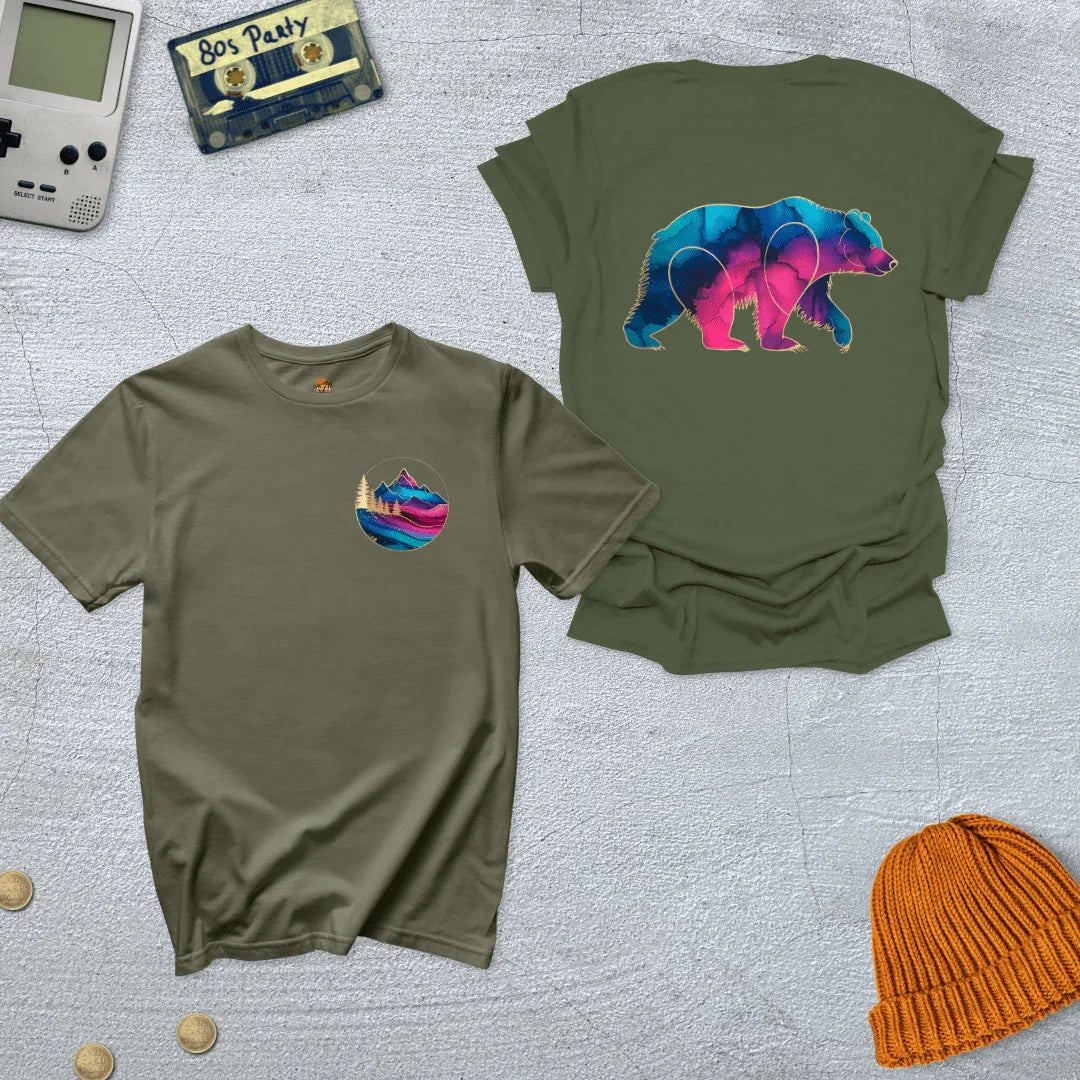 Gradient Grizzly - Shirt - Throwback Paradise