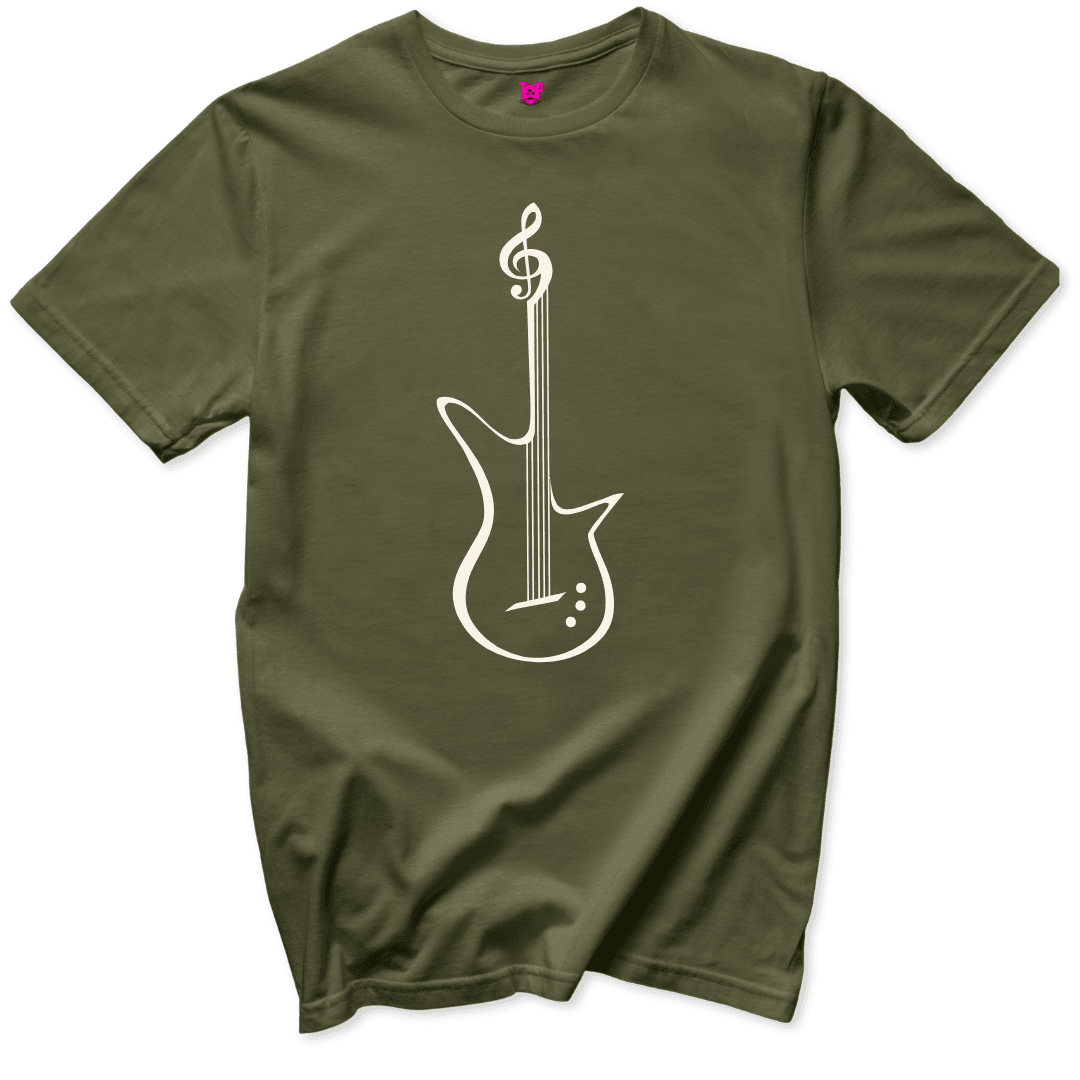 Guitar T-Shirt - Throwback Paradise