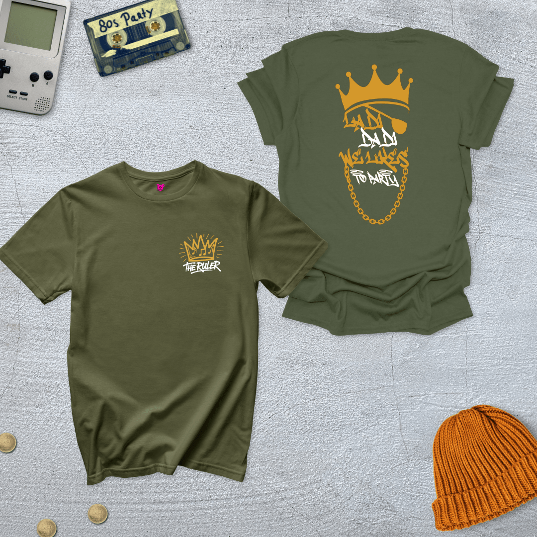 Printify T-Shirt Military Green / S La Di Da Di - Shirt