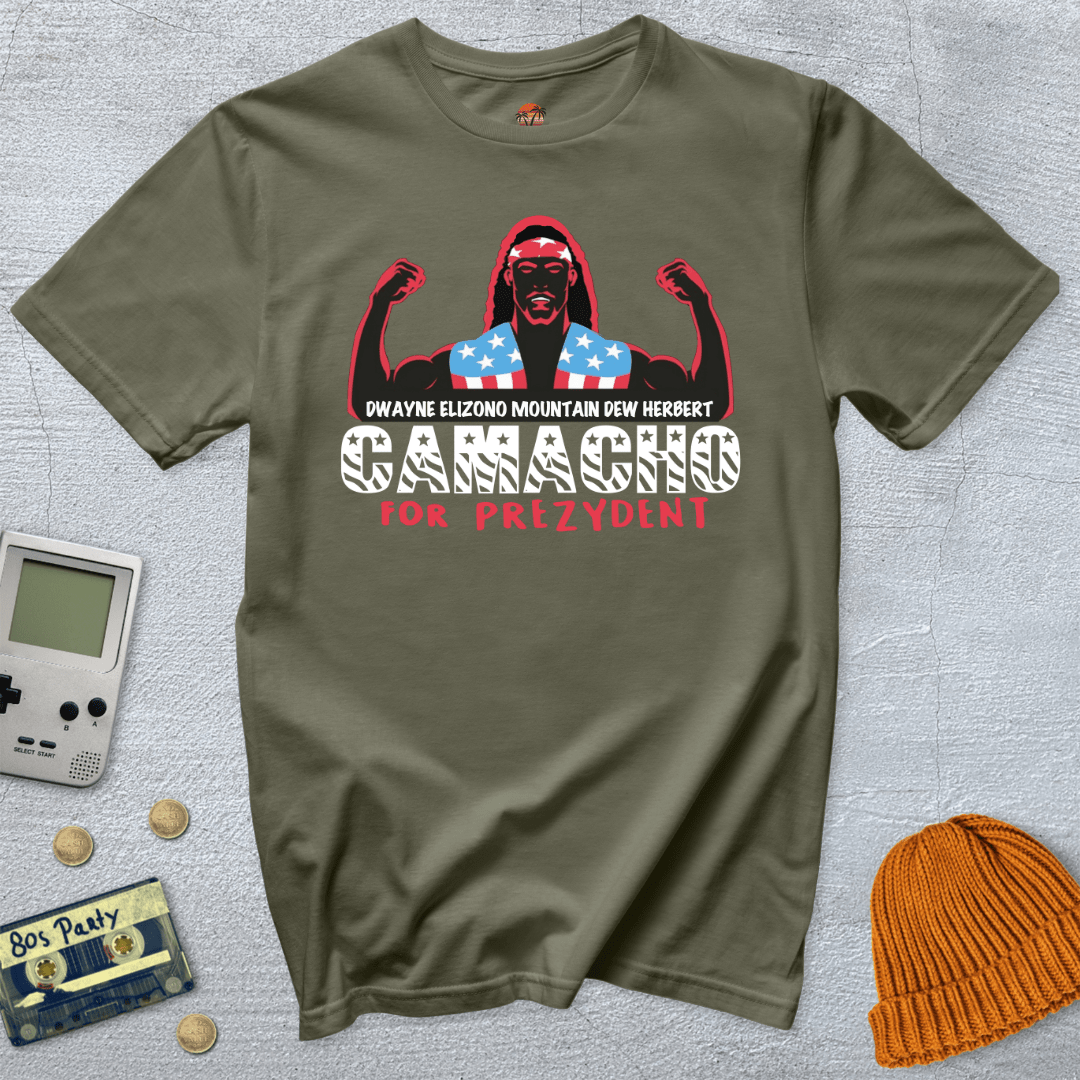 Printify T-Shirt Military Green / S Macho Camacho - Shirt