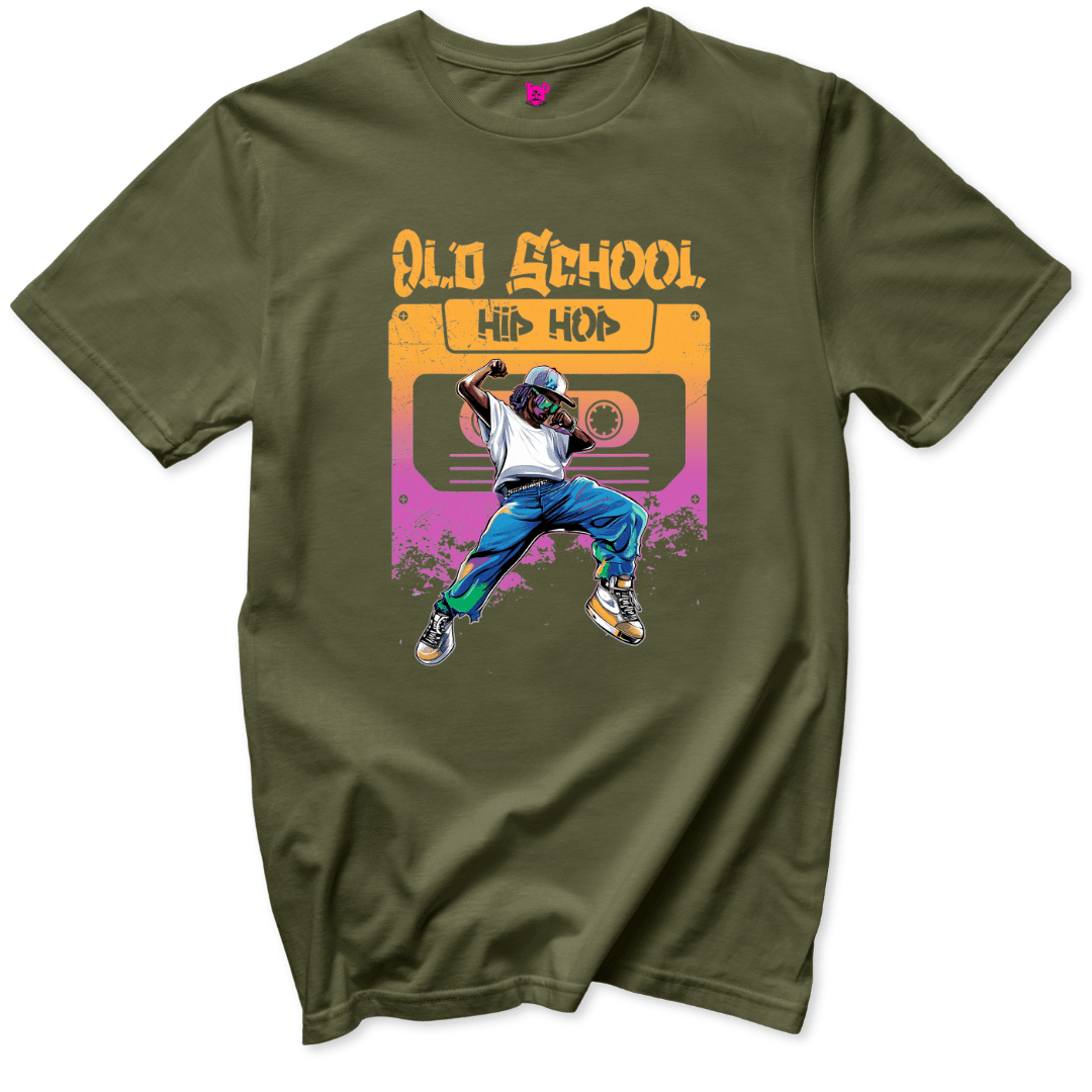 Old School Hip Hop Tape T-Shirt - Throwback Paradise