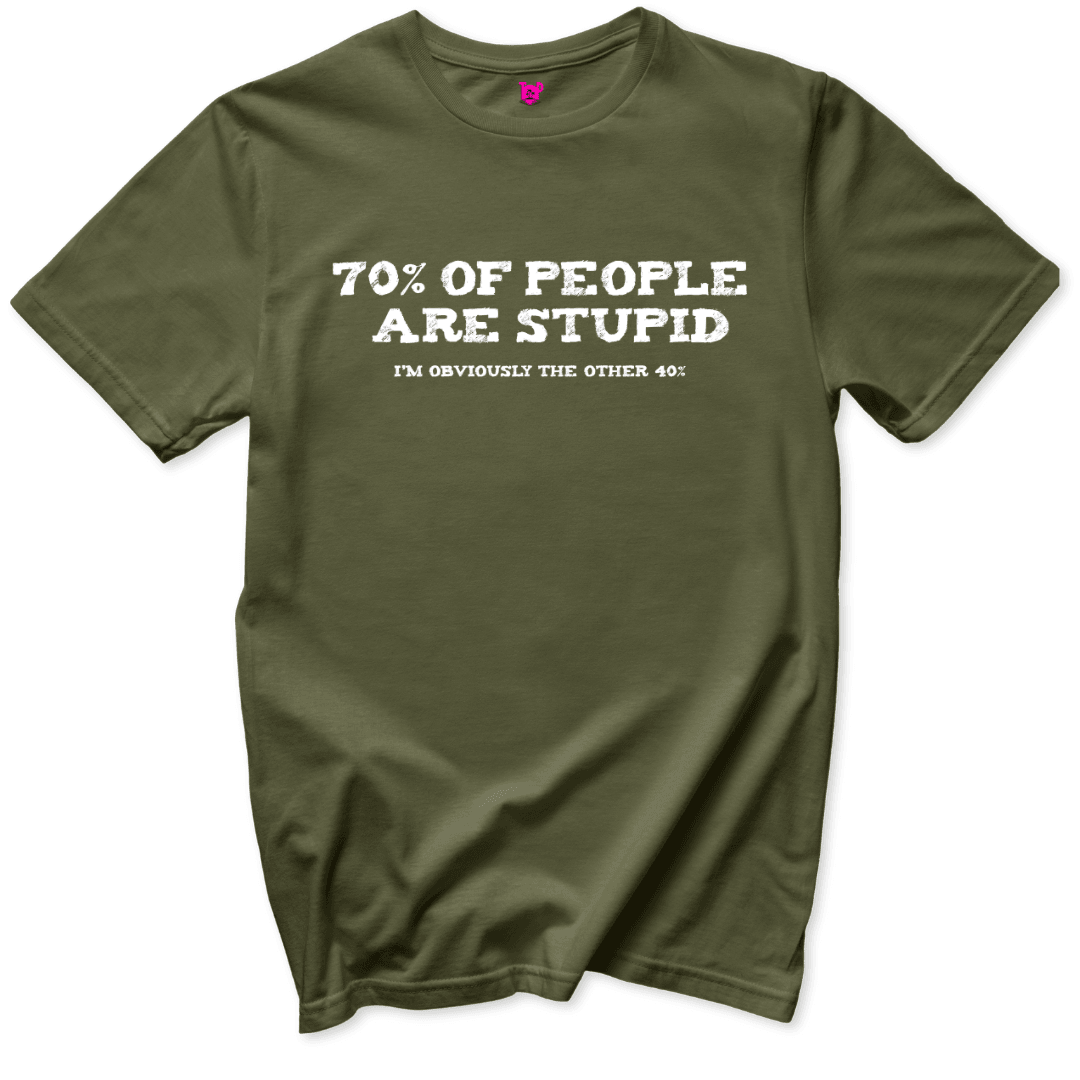 People are stupid T-Shirt - Throwback Paradise