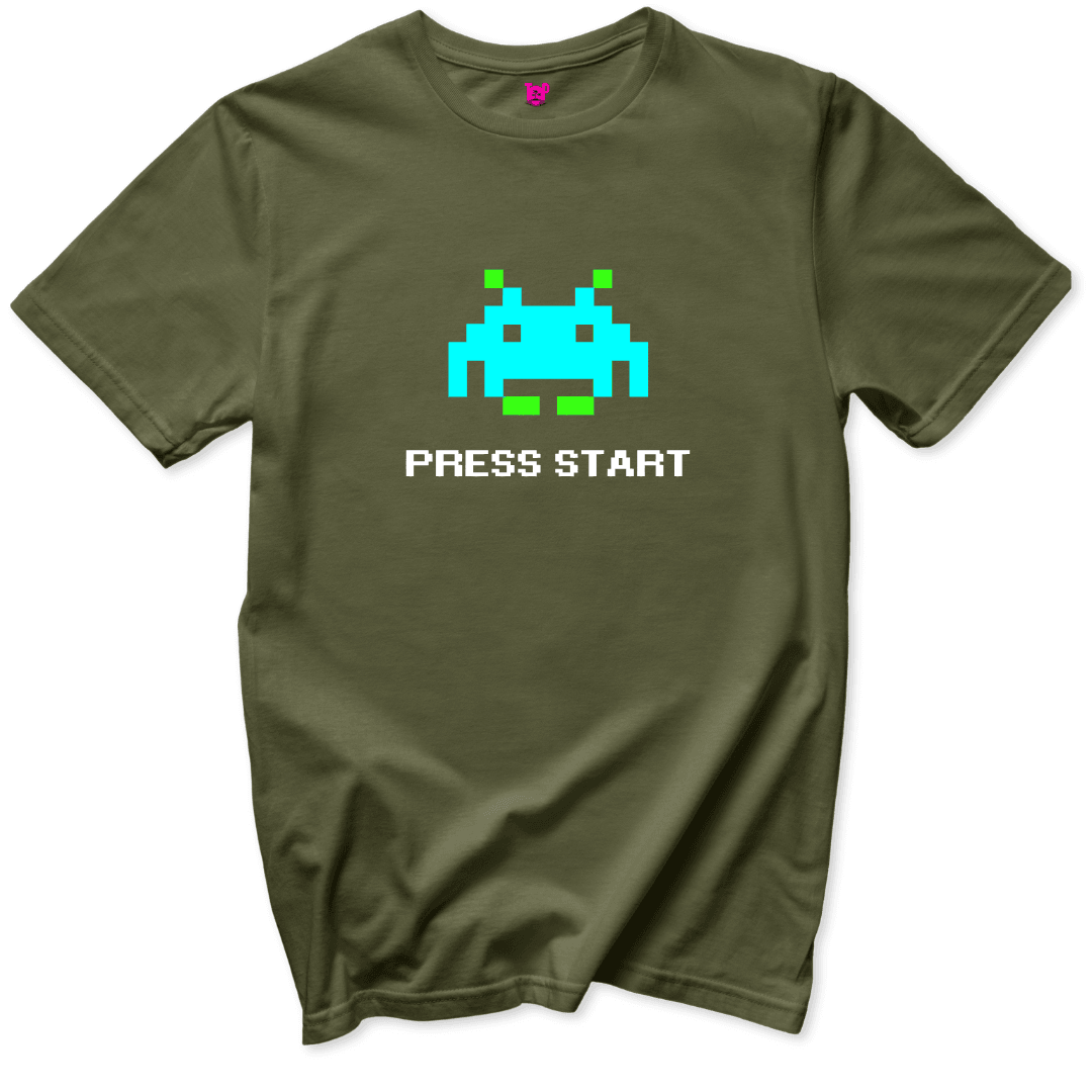 Press Start T-Shirt - Throwback Paradise