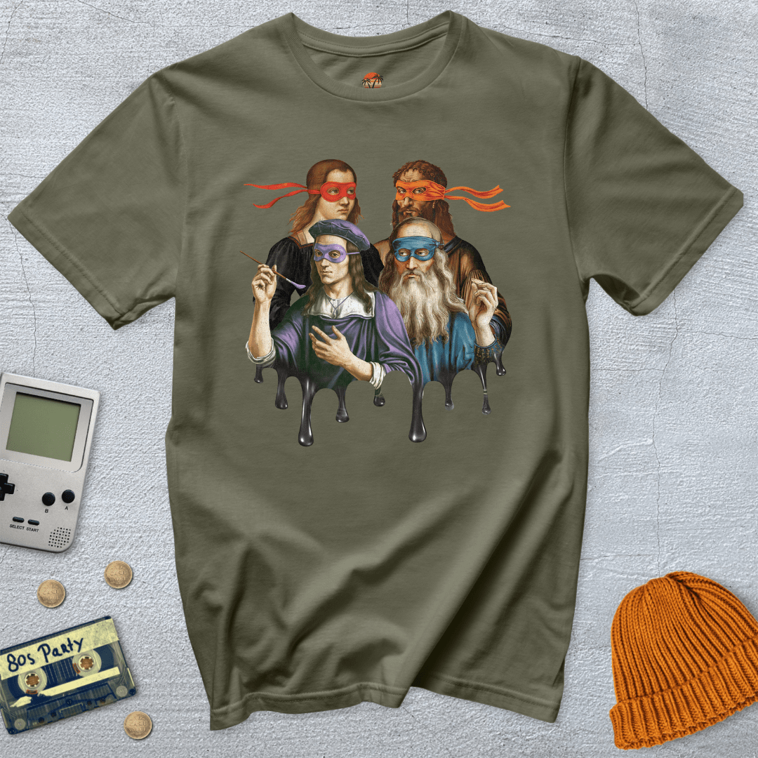 Printify T-Shirt Military Green / S Renaissance Artists - Shirt