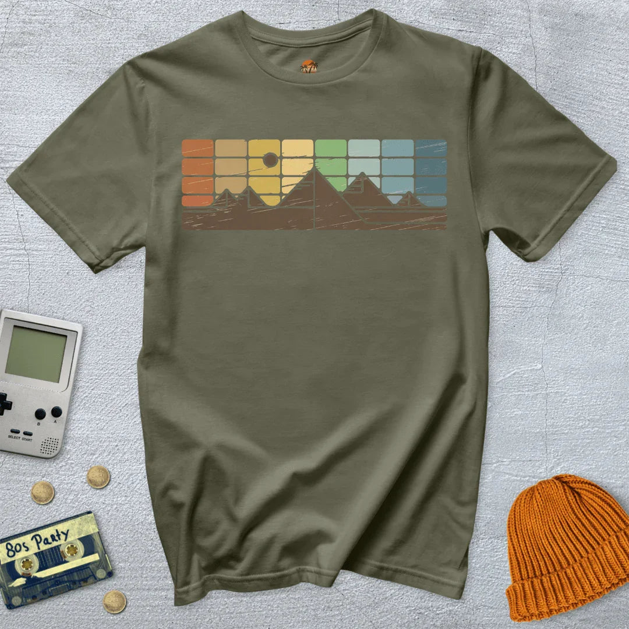 Retro Mountain Horizon - Shirt