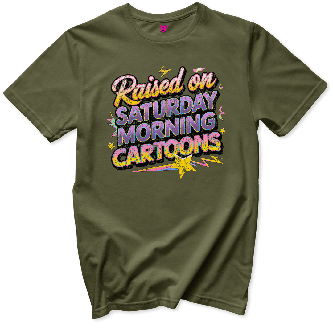 Saturday Morning Cartoons T-Shirt - Throwback Paradise