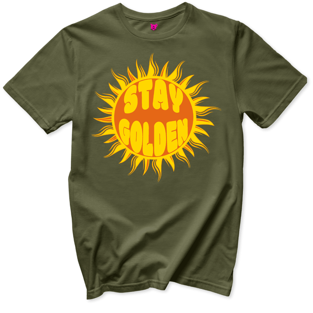Stay Golden T-Shirt - Throwback Paradise