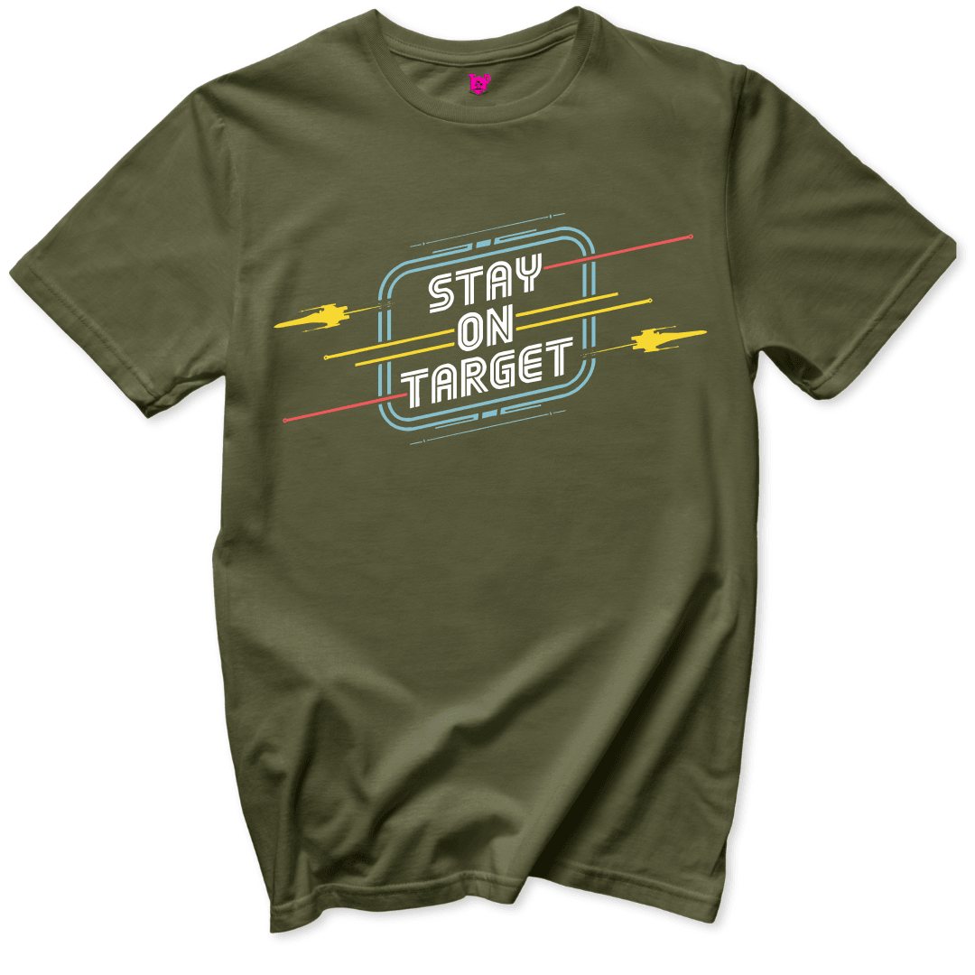 Stay on Target T-Shirt - Throwback Paradise