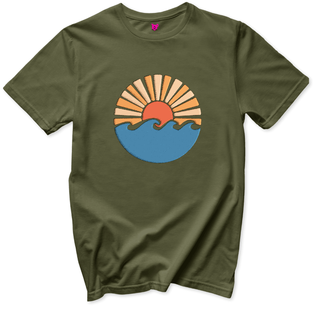 Sun and Sea T-Shirt - Throwback Paradise