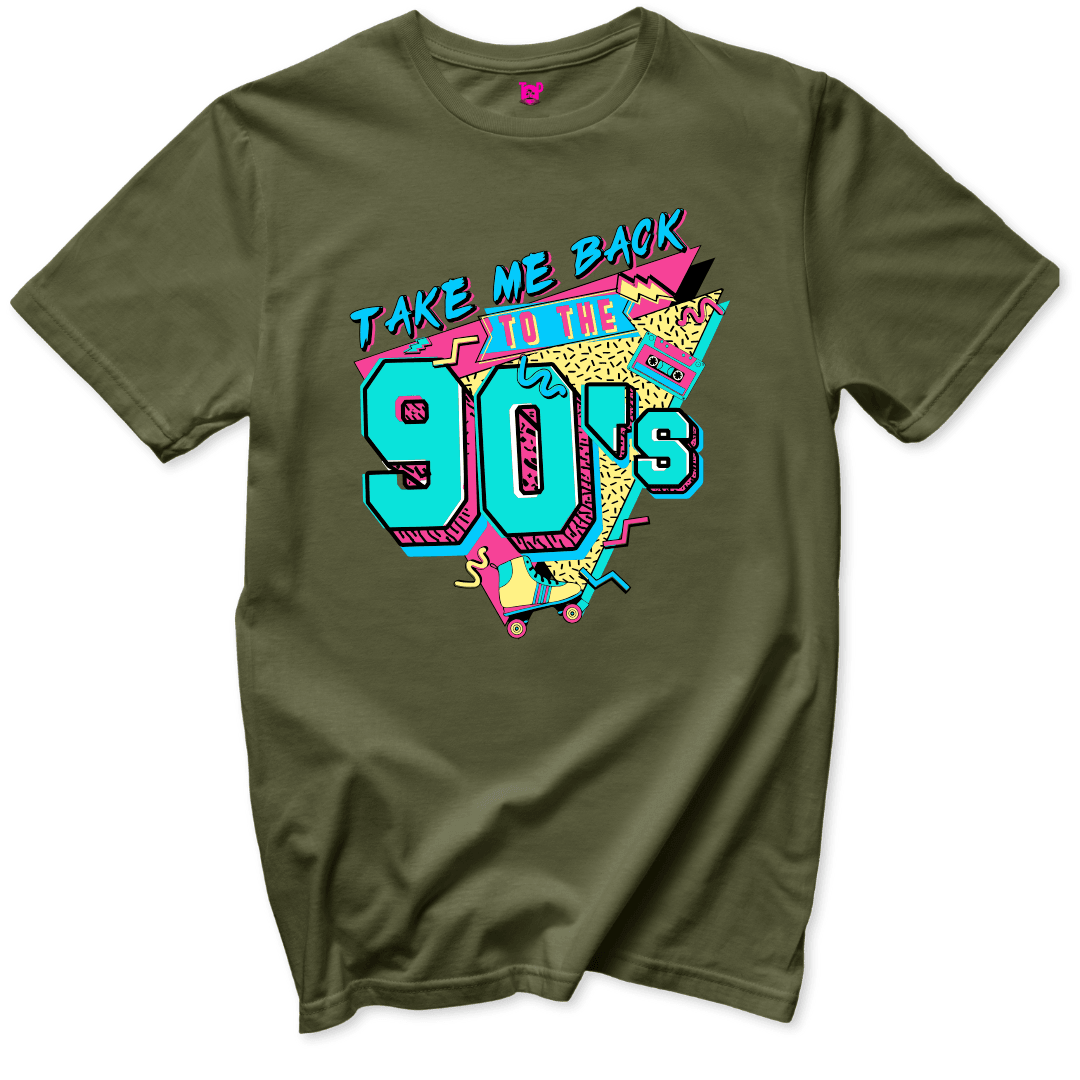 Take Me Back to the 90s T-Shirt - Throwback Paradise