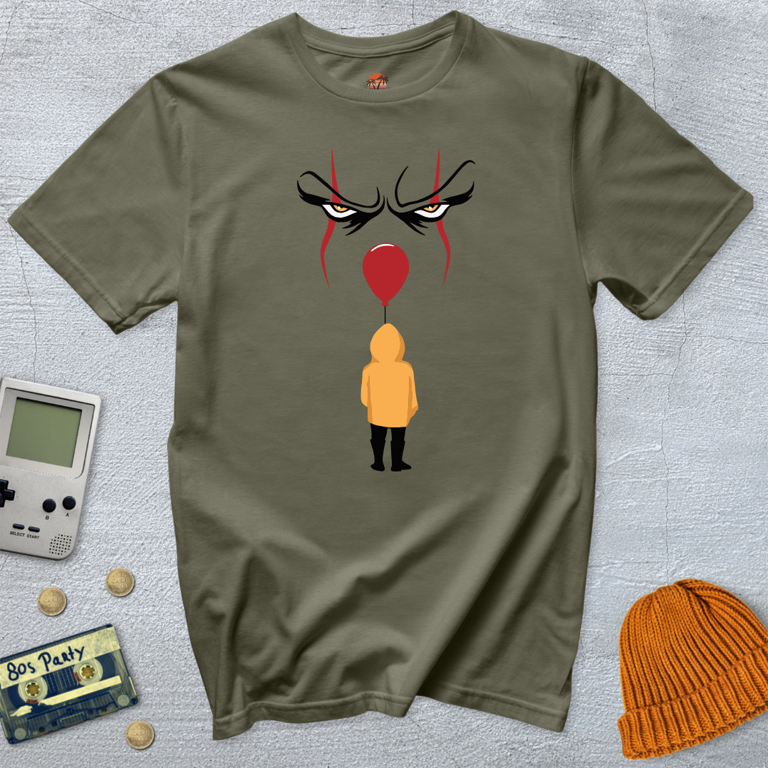 Printify T-Shirt Military Green / S The Dancing Clown - Shirt