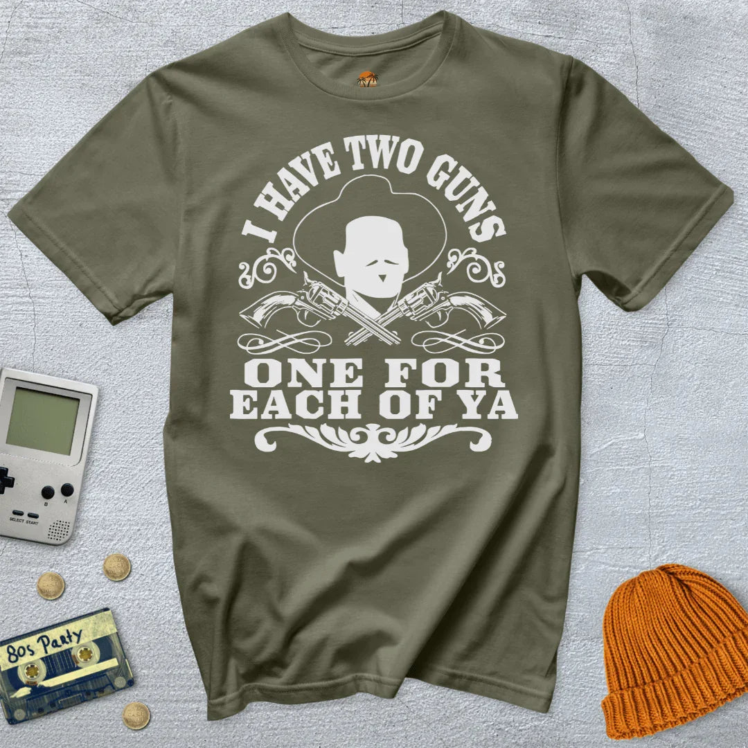 Two guns - Shirt - Throwback Paradise