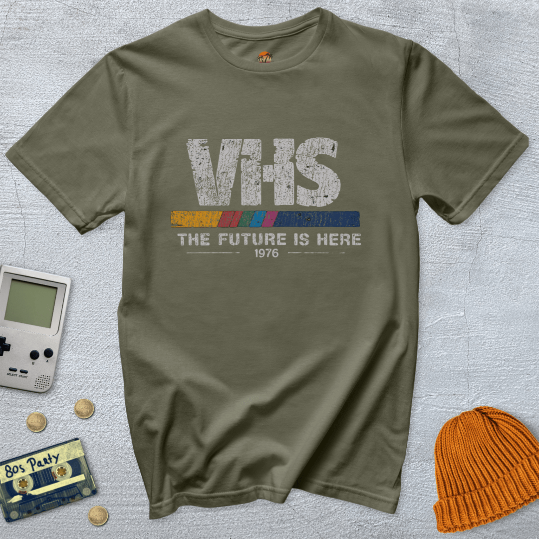 Printify T-Shirt Military Green / S VHS - Shirt