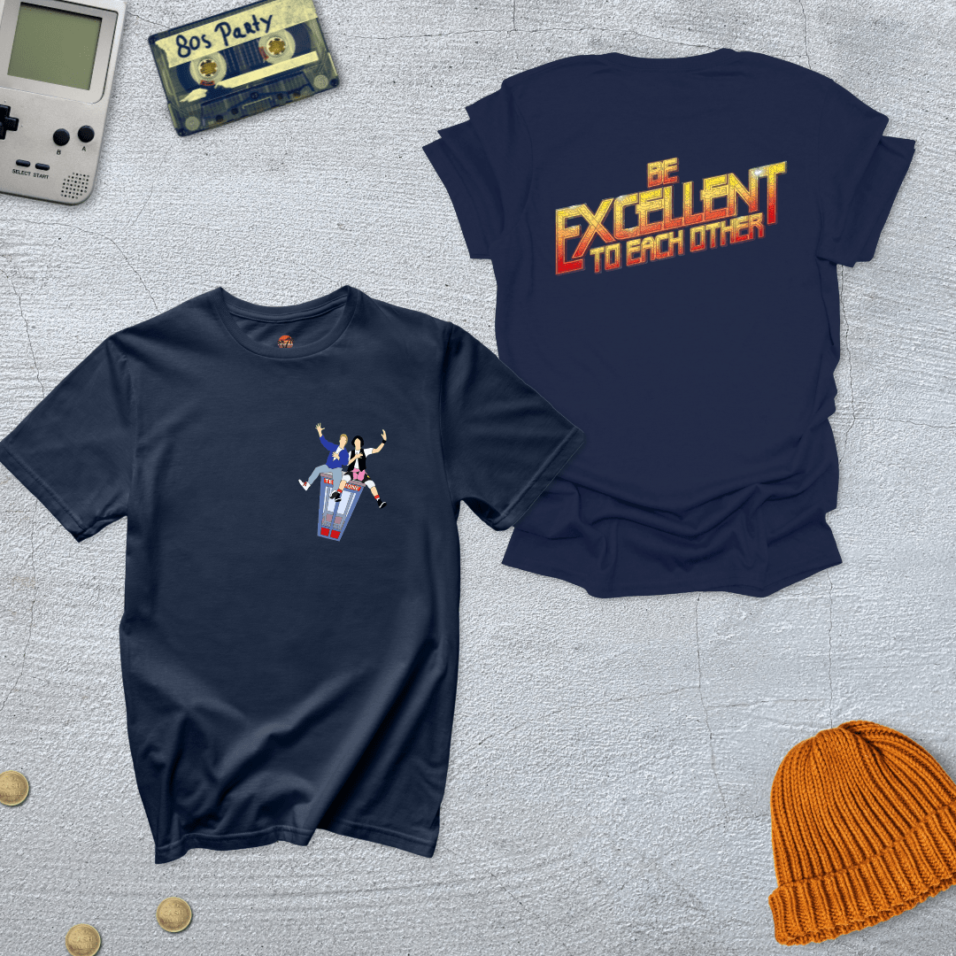 Printify T-Shirt Navy / S Be Excellent - Shirt