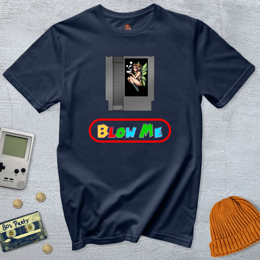 Printify T-Shirt Navy / S Blow Me - Shirt